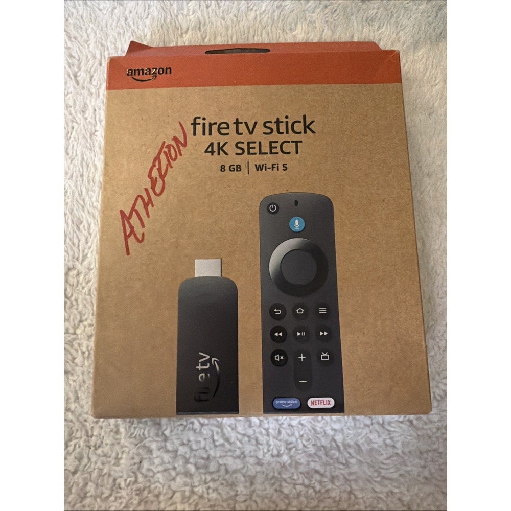Amazon Fire TV Stick 4K SELECT Streaming Device Alexa Voice Remote New Sealed